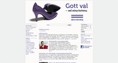 Desktop Screenshot of demokratia.fo